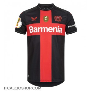 Bayer Leverkusen Prima Maglia 2023-24 Manica Corta